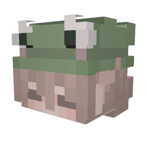 MatheusRA Minecraft avatar head, 3D render