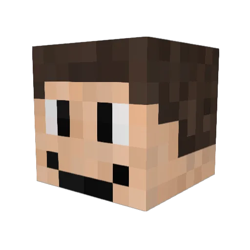 Matheus_RA Minecraft avatar head, 3D render