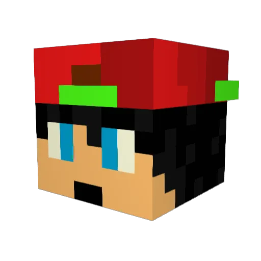 Matheus_wars Minecraft avatar head, 3D render