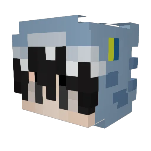 Matheuszin23 Minecraft avatar head, 3D render