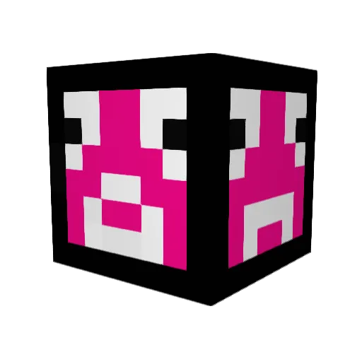 MathevPL Minecraft avatar head, 3D render