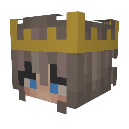 MathewRightNut Minecraft avatar head, 3D render