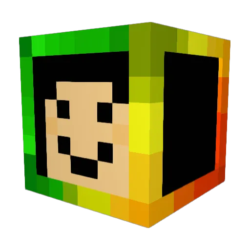 MathiDP24 Minecraft avatar head, 3D render
