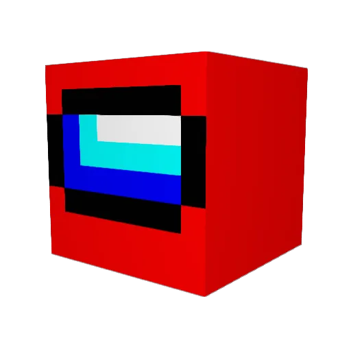 Mathia2_0 Minecraft avatar head, 3D render