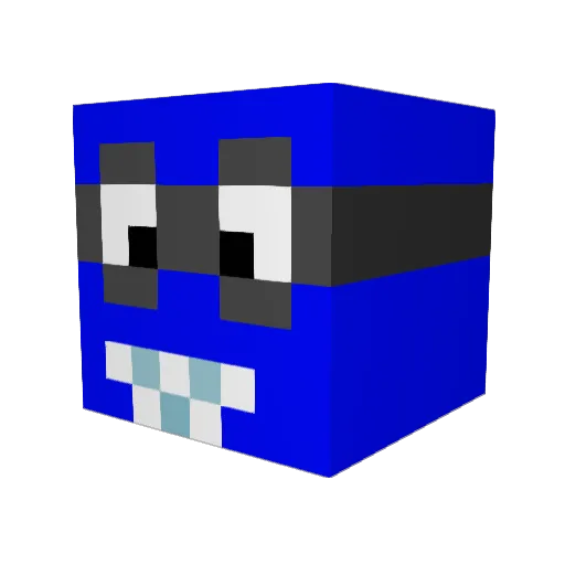 MathiasFernandez Minecraft avatar head, 3D render