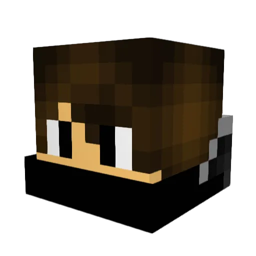 MathiasOtkjaer Minecraft avatar head, 3D render