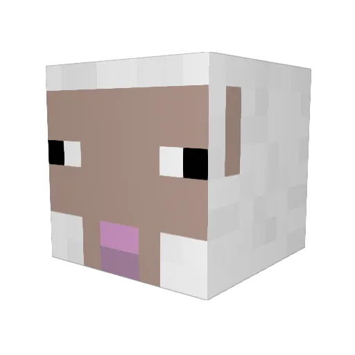Mathias_dr Minecraft avatar head, 3D render