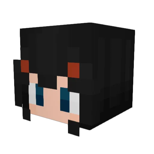 Mathilda12345678 Minecraft avatar head, 3D render