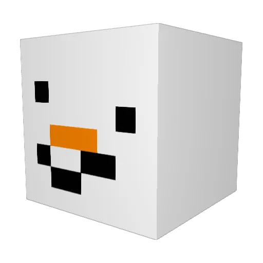 Mathiplier Minecraft avatar head, 3D render