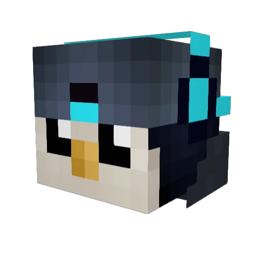 Mathis20 Minecraft avatar head, 3D render
