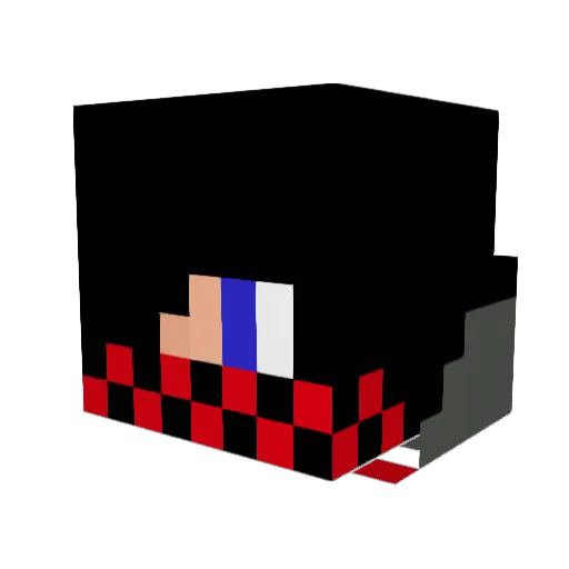 Mathis7k Minecraft avatar head, 3D render