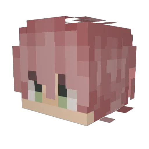 MathixRedic Minecraft avatar head, 3D render
