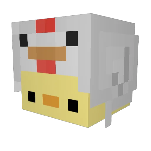 MathyasXD Minecraft avatar head, 3D render