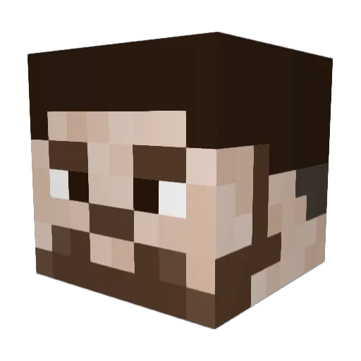 MatiBross2004 Minecraft avatar head, 3D render