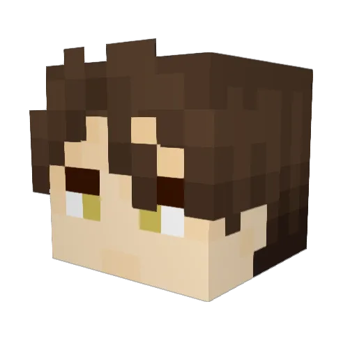 MatiSua21 Minecraft avatar head, 3D render
