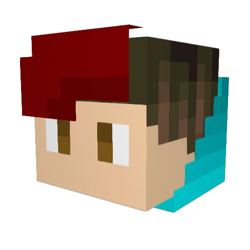 MatiasMRQS Minecraft avatar head, 3D render