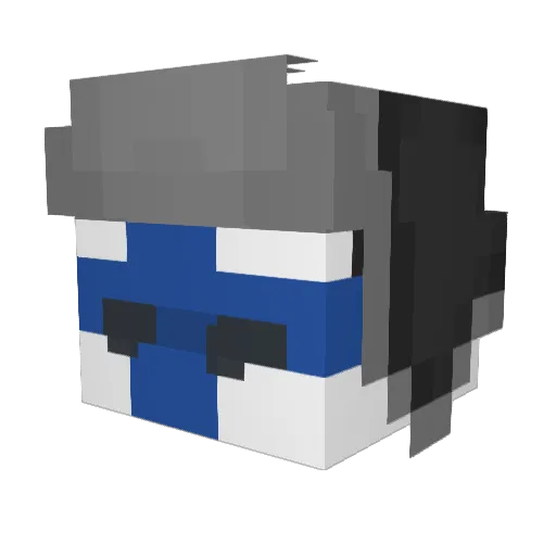 MatiasSiltanen Minecraft avatar head, 3D render