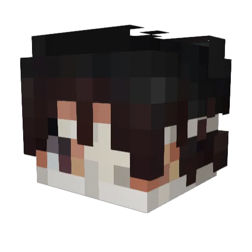Matiasypunto Minecraft avatar head, 3D render