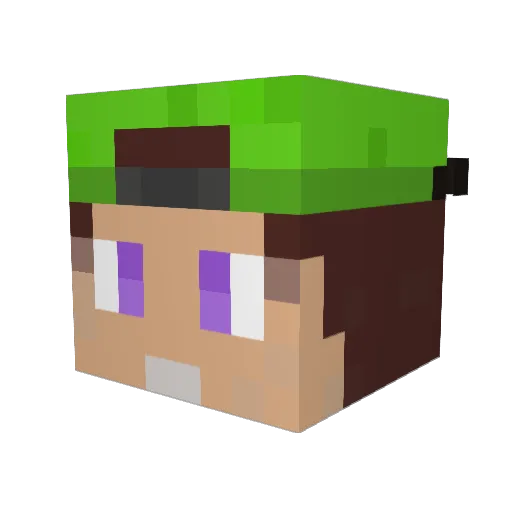 Matiias_PvP Minecraft avatar head, 3D render