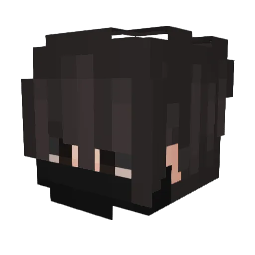 MatikYT Minecraft avatar head, 3D render