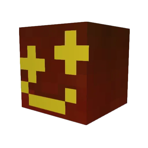 Matikann Minecraft avatar head, 3D render