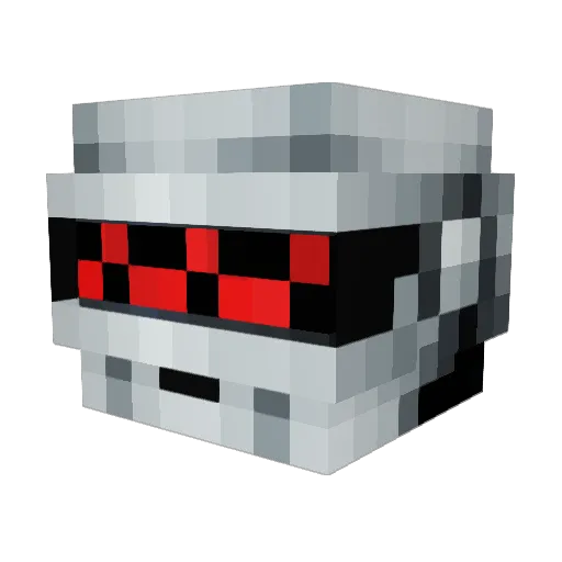Matimusho Minecraft avatar head, 3D render