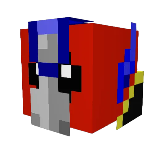 Matinn1 Minecraft avatar head, 3D render