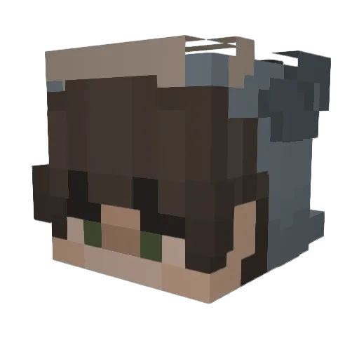 Matio99 Minecraft avatar head, 3D render