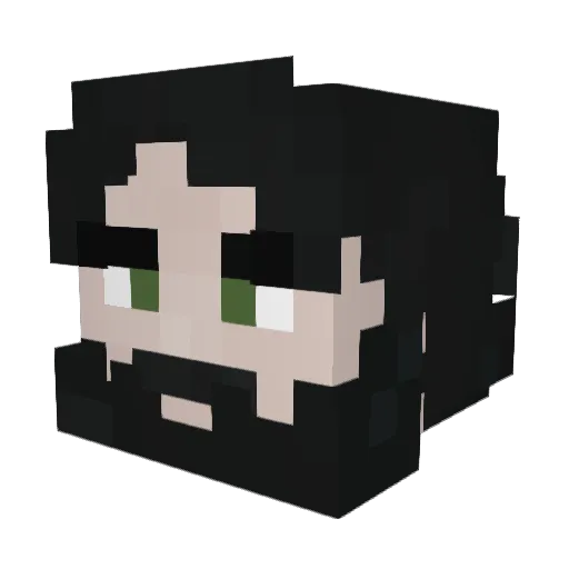Matiqu13 Minecraft avatar head, 3D render