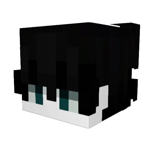 MatisPVP Minecraft avatar head, 3D render