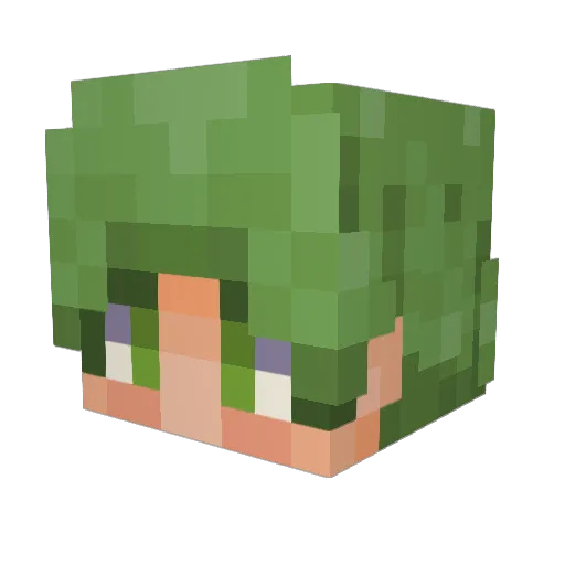 Matito610 Minecraft avatar head, 3D render