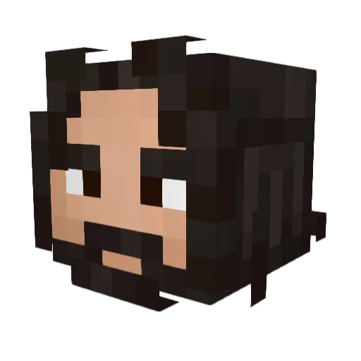 Matius27 Minecraft avatar head, 3D render