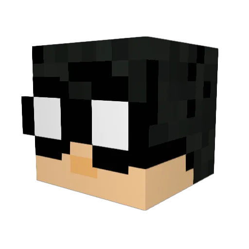 Matiw0 Minecraft avatar head, 3D render