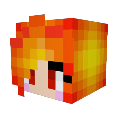 Matix20127450 Minecraft avatar head, 3D render