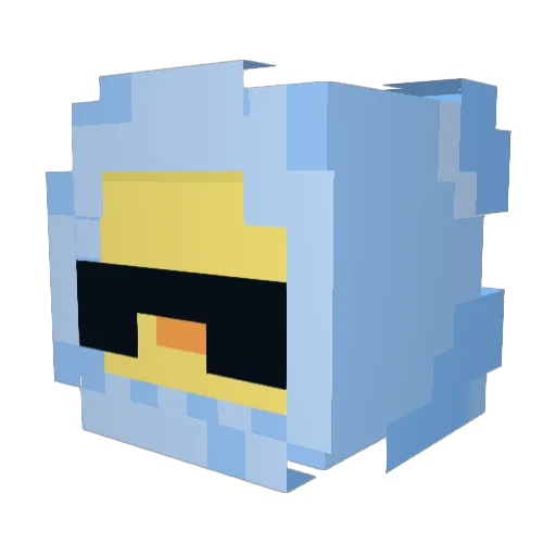 Matix56 Minecraft avatar head, 3D render