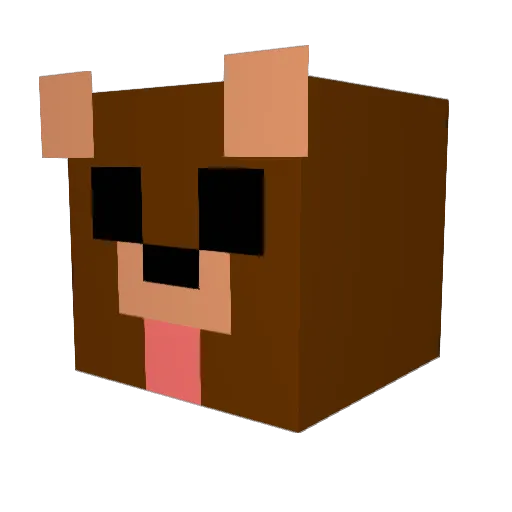 Matix67 Minecraft avatar head, 3D render