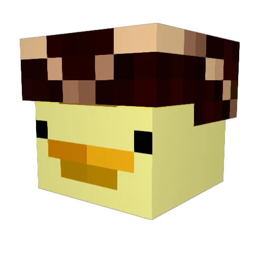 Matjep66 Minecraft avatar head, 3D render