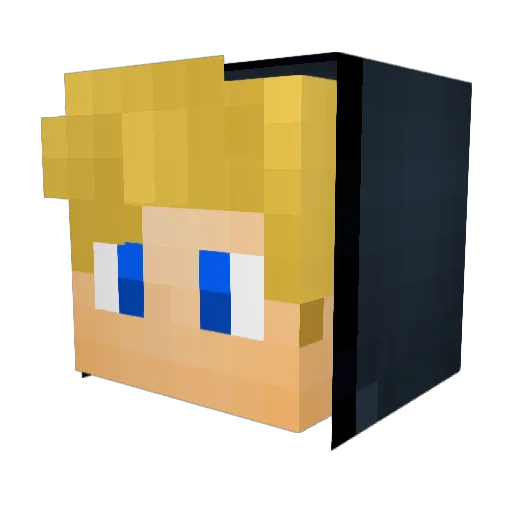 MatkoGamingHD Minecraft avatar head, 3D render