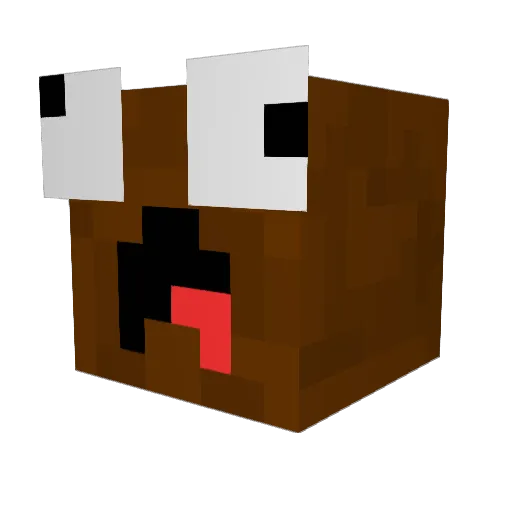 Matl_hias Minecraft avatar head, 3D render