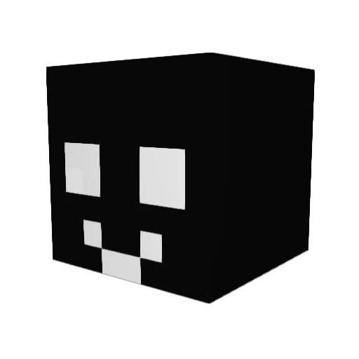 Matlac_ Minecraft avatar head, 3D render