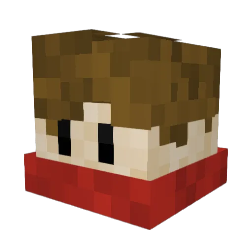 Matlens0612 Minecraft avatar head, 3D render
