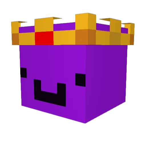 Matlukji Minecraft avatar head, 3D render