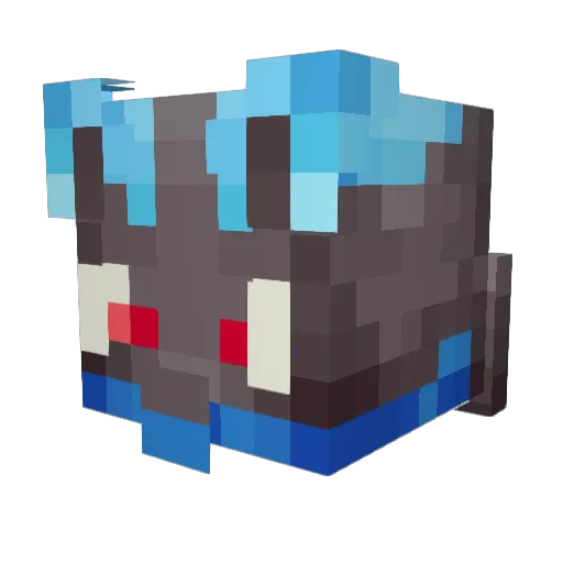 Matmath25 Minecraft avatar head, 3D render