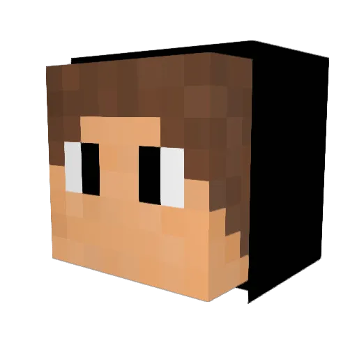 Matmrow280 Minecraft avatar head, 3D render