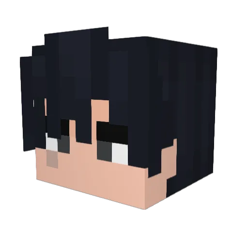 MatoLegend Minecraft avatar head, 3D render