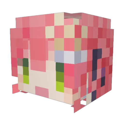 MatoNo1 Minecraft avatar head, 3D render