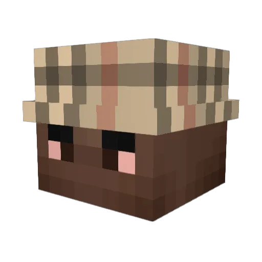 MatoXx10 Minecraft avatar head, 3D render