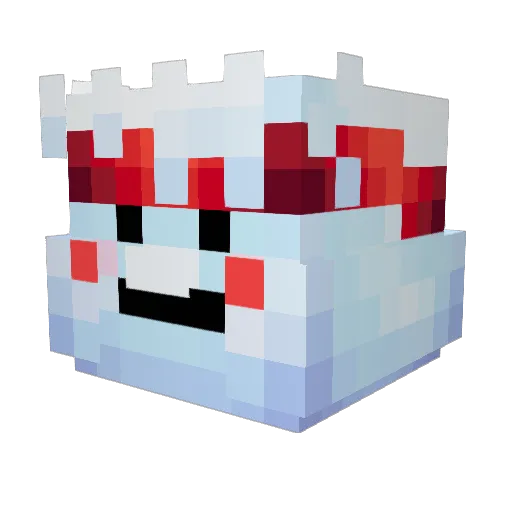 MatocosPlays Minecraft avatar head, 3D render