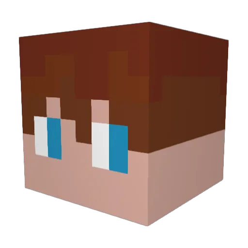 Matomaticc Minecraft avatar head, 3D render