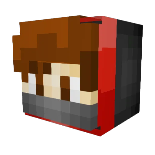 MatrickB Minecraft avatar head, 3D render